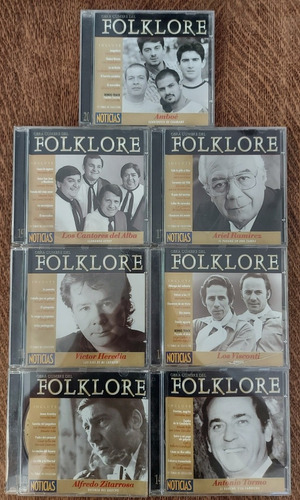 7 Cd's-colección Obra Cumbre Del Folklore (revista Noticias) (Usado)
