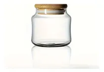 Comprar Envase Frasco Vidrio\u002Fbambú Especias Condimentos Curvo 200ml