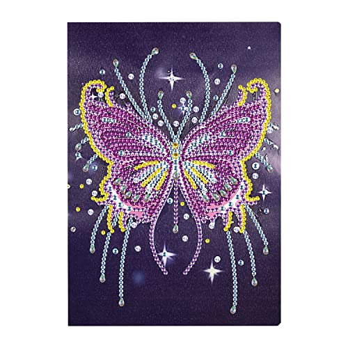 Cubierta De Cuaderno Pintura De Diamantes 5d (mariposa ...