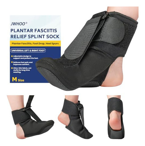 Jwhoo Calcetín Con Férula Para Fascitis Plantar: Soporte O