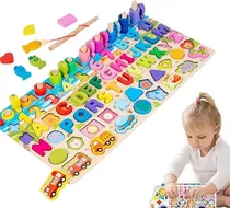 Comprar Tablero Montessori Completo Juego Educativo Didáctico Niños