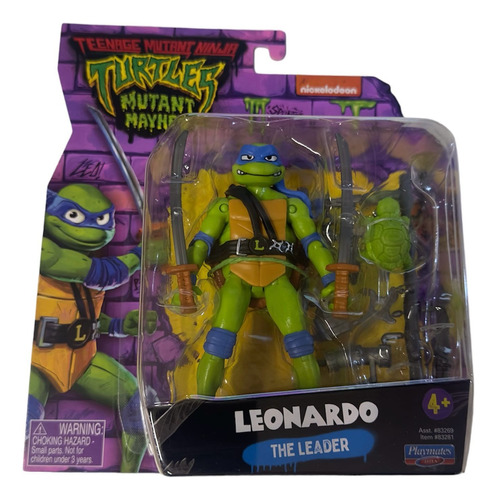 Tortugas Ninja Movie Leonardo   Blister Nuevo 83269a Srj