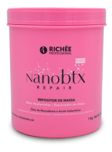 Richée Nanobtx Repair Repositor De Massa Mascara 1kg