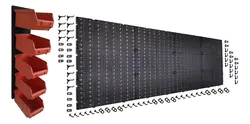 Comprar Painel P/ Ferramentas 1,77x0,52 C/ 05 Cxs Gaveteiro Laranja no Mercado Livre
