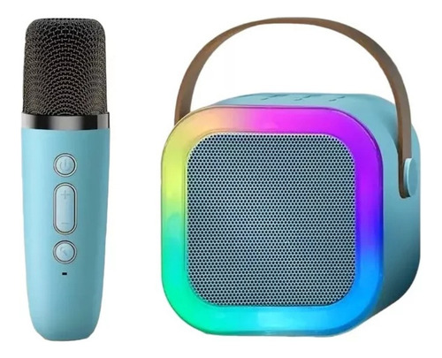 Parlante Bluetooth Con Micrófono Inalámbrico Con Luz