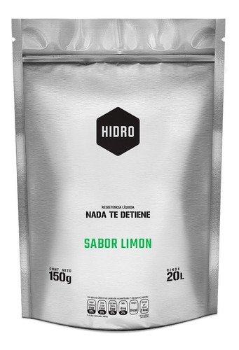 Hidro 220 Sobre 50 Gr Para 20 Lts-sabor Limon (caja 30 Pzas)