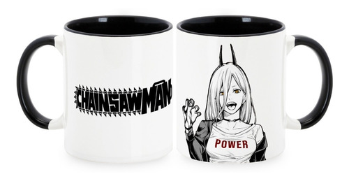 Taza Mug 11oz Anime Manga Chainsaw Man Power
