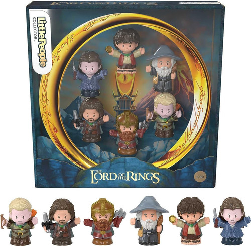 Little People Collector El Señor De Los Anillos 6 Pack