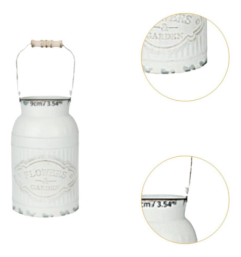 Jarrón Con Forma De Lata Para Leche, Florero, Soporte Para