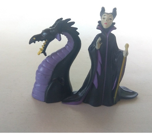 Disney Maléfica Y Dragon Figuras 6.5 Cm 