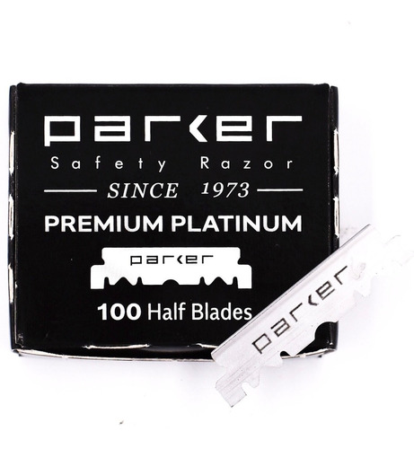 Hoja De Afeitar Filo Simple Parker Hb, 100 Hojas