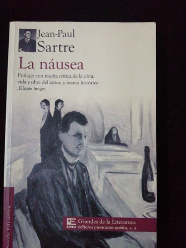 Libro,  La Náusea  Jean Paul Sartre
