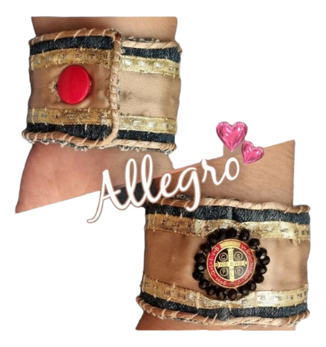 Brazalete Con Medalla De San Benito