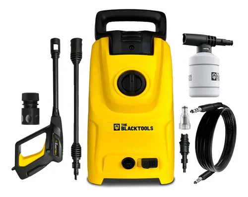 Lavadora De Alta Pressão The Black Tools Tblv150 Compacta 1500psi 1400w Cor Amarelo