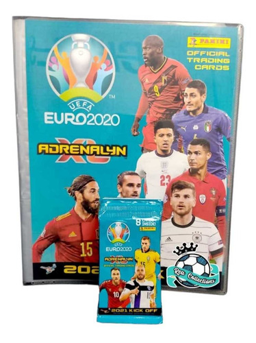 Coleccionador + 20 Sobres Adrenalyn Euro 2021 Kick Off 