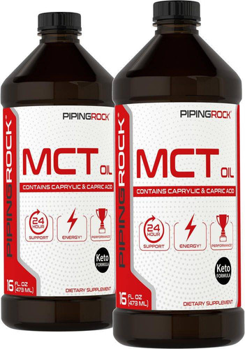 Mct Oil [aceite] Keto Pipingrock - L a $254