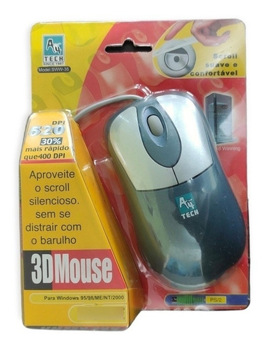 Mouse Ps2 (mini Dimm) Automação Industrial Pc Antigo