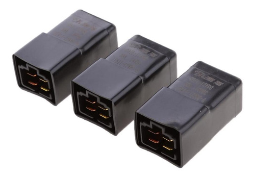 3pcs Relés Con Caja Impermeable De Four Pin 12v 30a Para