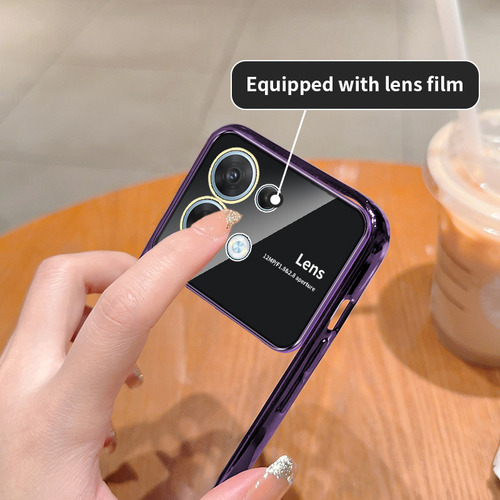 Funda Para Oppo Reno 4 5 7 8 8t Z F Lite Tener Vidrio Membra