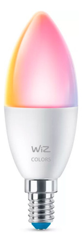 Ampolleta Vela C37 Rgb Wifi 40w Wiz E14