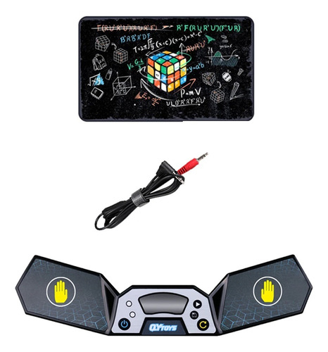Pack Timer + Tapete + Cable Accesorios Cubo Rubik Qiyi