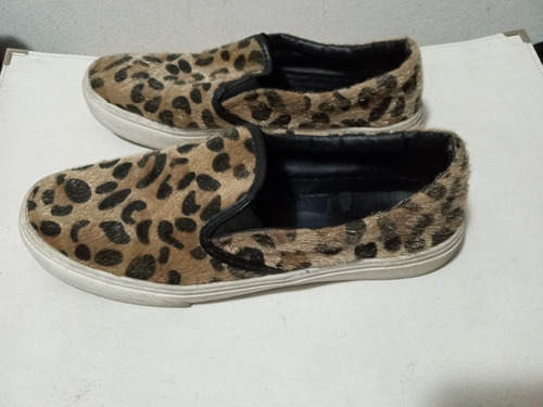 Panchas Zapatillas Forever 21 Print Pelo 