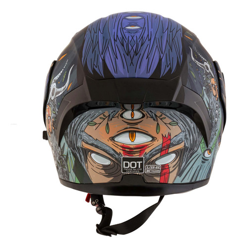 Casco Abatible R7 Racing Unscarred Chaman Doble Mica Dot