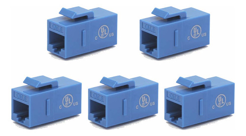 Acoplador Linea Conector Rj45 Clavija Cat6 Certificacion Ul