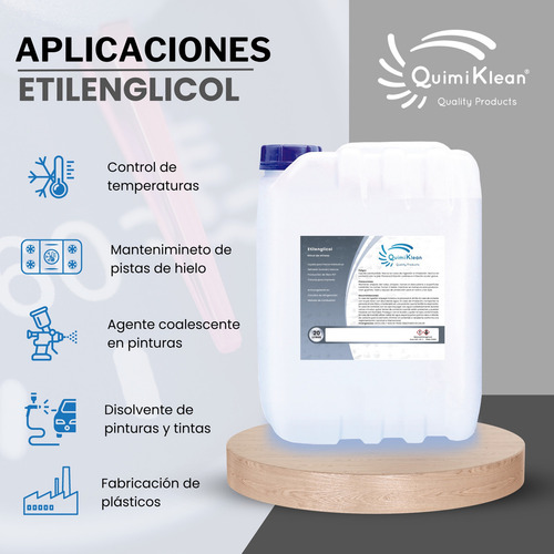 Etilenglicol, Monoetilenglicol 20 Litros Quimiklean