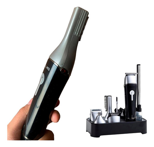 Maquina Barbera Eléctrica Recargable 10 En 1 Daling Dl-1015