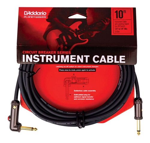 Cable Daddario Pw-aglra-10 Circuit Breaker Plug Plug 3 M