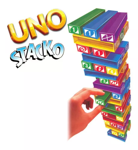 Jogo Uno Stacko Mattel Diversão Em Família Original Envio24h