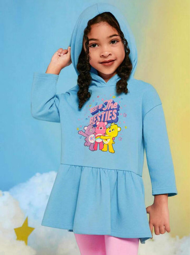 Conjunto De Niña Ositos Cariñosos Talla 5/6 Y 7 Años