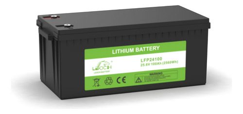 Batería Solar De Litio De 24v 100ah Leoch Lifepo4 Eolica