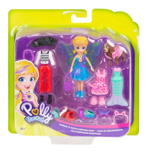 Polly Pocket - Pack De Disfraces - Kit Cachorro / Diverti