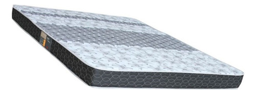 Colchão Solteiro de molas Castor One Face Tecnopedic Class cinza-escuro - 120cm x 203cm x 25cm com  top pillow