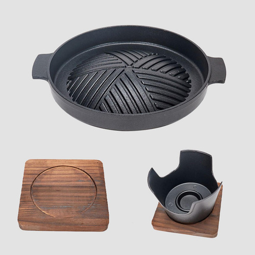 Korean Style Yakiniku Mini Bbq Grill Tabletop 26.5cm 26.5cm