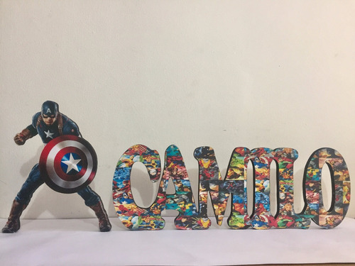 Nombre Decorativo En Mdf Para Niños