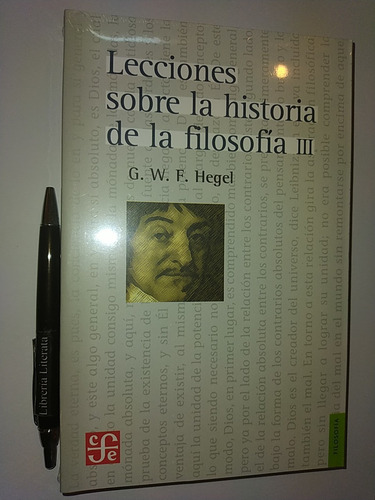 Lecciones Sobre La Historia De La Filosofía Iii Hegel Ed. Fo
