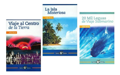 Julio Verne Paquete 3 Libros Colección Clásicos Epoca Paq. 1