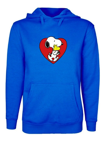 Polerón Estampado Snoopy Woodstock Corazón 