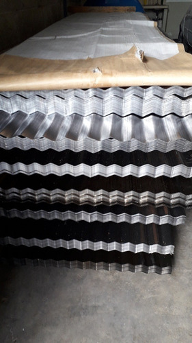 Imagen 1 de 2 de Lamina Techo Zinc Onduladas No Galvanizada Sin Recubrimiento
