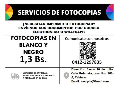 Imagen 2 de 2 de Fotocopias E Impresiones