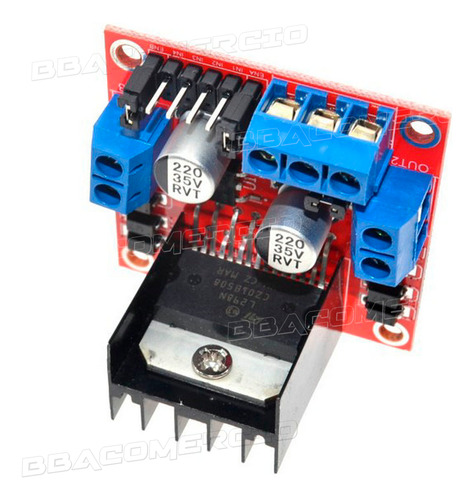 Driver Motor Ponte H Dupla L298n Automação Para Arduino