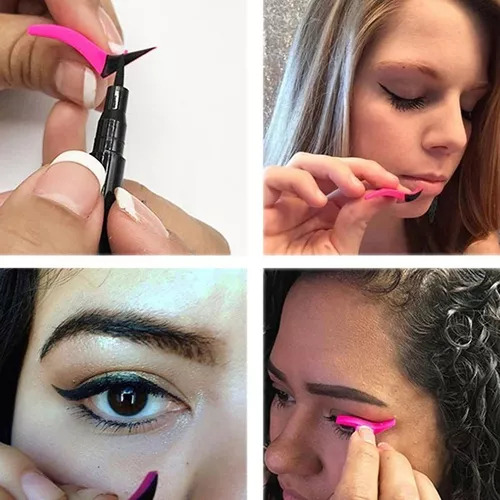 Molde De Silicona Para Sellos De Maquillaje Para Ojos Con 2
