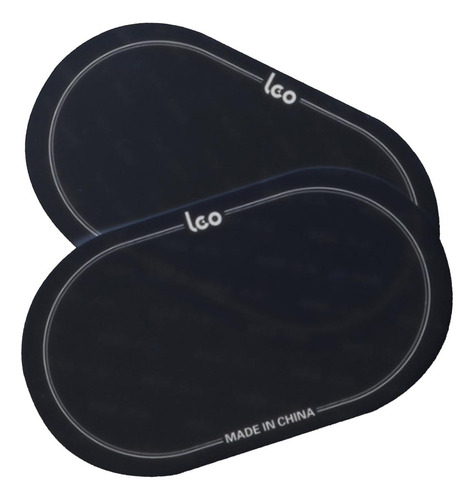 Parche De Pedal De Bombo Premium: Negro 15,7 Cm X 9 Cm