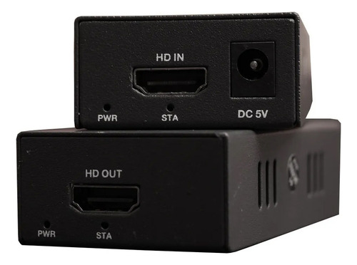 Extensor Alargue Hdmi Por Utp 1 Cable 50m 3d Cat.6 C/fuente