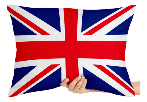 Capa Travesseiro Fronha Bandeira Flag Inglaterra Reino Unido
