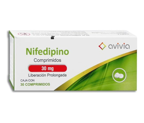 Nifedipino 30mg C/30 Comprimidos Lp Avivia