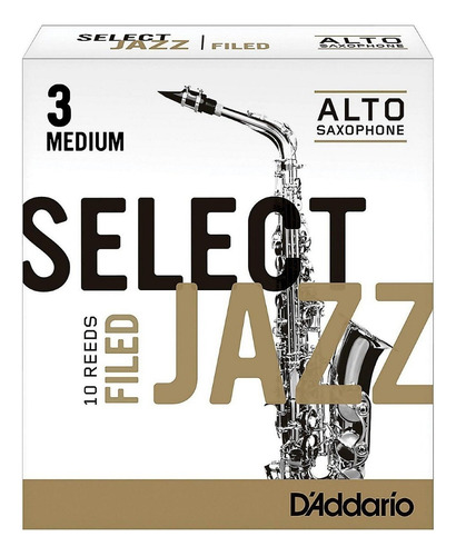 Cañas Daddario Woodwinds Rsf10asx3h Saxo Alto N° 3h Cuota
